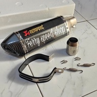 Akrapovic carbon imported slip on exhaust / akrapovic carbon Selincer Ninja 250 R25 Mt25 Cbr250 Rr m