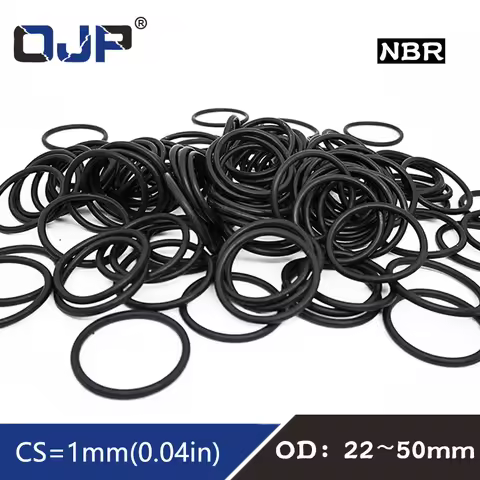 20PCS/lot Rubber Ring NBR Sealing O-Ring CS1mm OD21/22/23/24/25/26/27/28/29/30/32/34/35/36/38/40/42/