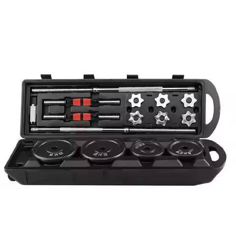 Eco-friendly 50kg Gym Adjustable Weight Dumbbell Set