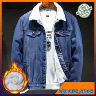 Men's Jeans Jacket Men's Denim Jacket/ Plu size 5XL Mens Fashion Demin Jackets Autumn New Demin