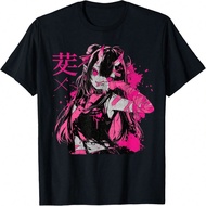 Goth Grunge  Anime Girl Waifu Horror Alt Aesthetic T-Shirt