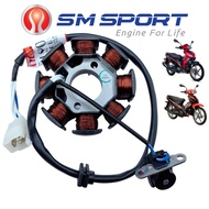 COIL MAGNET COIL STARTER SM SPORT 110R SM SPORT 110 R SM SPORT 110E SM SPORT 110 E FUEL COIL MAGNET 