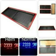 Xpander car Led acrylic number plate holder