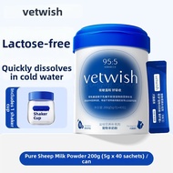 vetwish | Vetwish Dog Milk Powder A2 Sheep Milk Fast Dissolving 0 Lactose for Puppies Cats Universal