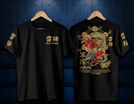 Baju Kaos Distro GOLD DRAGON SUKAJAN / KAOS DRAGON WARIOR / KAOS DEMON SAMURAI /BAJU KAOS DISTRO PRI