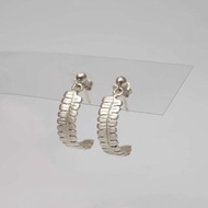 蕨醒 - 925純銀耳環 / 波士頓腎蕨耳環