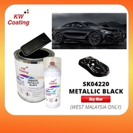 KW 2k Paint Sk04220 Metallic Black Kereta Sk04220 Metallic Black Cat Kereta 2k Cat 2k  2k Car Paint 