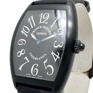 FRANCK MULLER(Franck Muller) / Franck Muller Tonneau Curvex Casablanca Noir 1752QZNR 女士腕錶，不銹鋼/皮革石英機芯