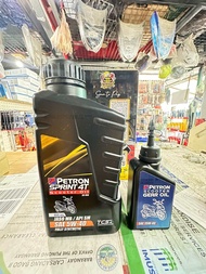 PETRON  SC 800 Sprint Scooter Oil 800ML with Free Gear Oil