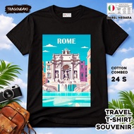 ITALY SOUVENIR T-SHIRT 10 WEAR ITALY COUNTRYTAG COTTON 24S SOUVENIR PREMIUM GIFT