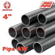 [BARU] MASPION AW 4 INCH ABU PIPA PVC AIR BERSIH 4 METER 4" PARALON