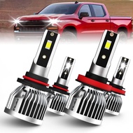 Sesuai Untuk SILVERADO 1500 2500 HD 3500 HD (2007-2015) 9005 High Beam + H11 Low Beam LED Headlight 