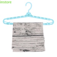 INSTORE Clothes Towel Hanger Plastic Space Saver Wardrobe Storage Racks