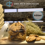 Snack Packaging Cake jar 400 grams Clear/cylinder jar 400 gr