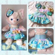 Disney 迪士尼 LinaBell StellaLou CookieAnn S size 公仔 娃娃 藍色 替著 衣服 裙