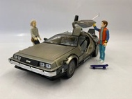 1:18 回到未來第一集合金模型車，可開門，大約28 cm長