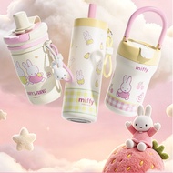 Pink Miffy Rabbit Tumbler 400ml/710ml 316 Stainless Steel Cute Portable Gift Girls Bottle