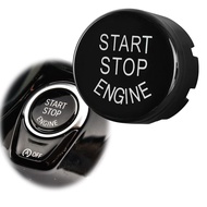 Angelguoguo Black Car Start Stop Engine Switch Button Cover Replacement for BMW 5 Series G30 / 6 Ser