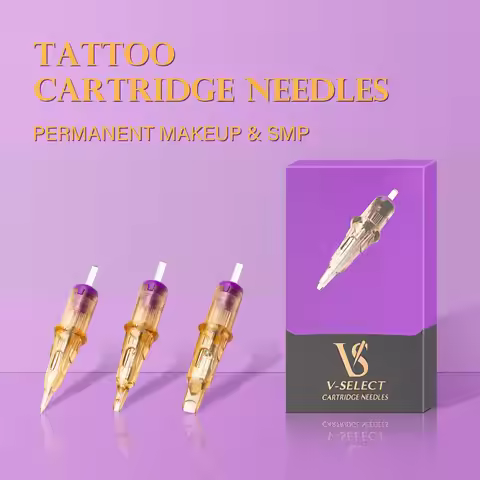 EZ SMP Cartridge Tattoo Needles V System Micropigmentation Permanent Make-Up Eyebrows Eyeliner Lips 