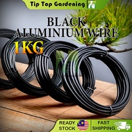 1kg Black Color Aluminium Wire Bonsai Wire Modeling Aluminum Wire Dawai