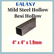 4" x 4" x 1.9mm+- Mild Steel Square Tube Square Hollow Besi Hollow Besi Empat Segi 方喉 正方形铁