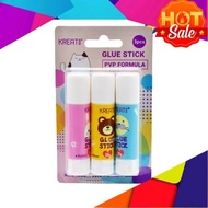 Gam Lipstick, Gam Kertas, Glue Stick (3 Pcs/Pack)