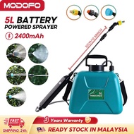 MODOFO 5L Electric Garden Sprayer Bottle Pump High Pressure Water Jet Agriculture Sprayer pam racun 