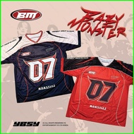 YB1 BabyMonster Jersey Summer T-Shirt - RAMI AHYEON RORA ASA Short Sleeve Top