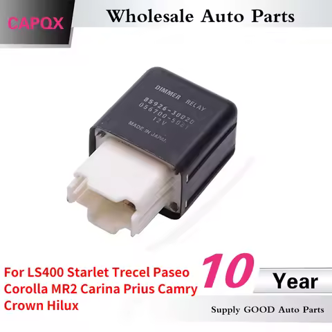 CAPQX Headlight Dimmer Relay 85926-30020 For LS400 Starlet Trecel Paseo Corolla MR2 Carina Prius Cam