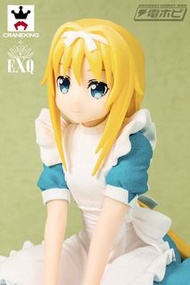 正版 萬代 EXQ 刀劍神域 愛麗絲 幼女 童年 小時候 洋裝 蘿莉 SAO 長盒 公仔 景品 模型 手辦 玩具 收藏 動漫