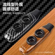 [Shop Hot Sale] Wood Grain KAZOO Double Hole KAZOO Professional Playing Flute Guitar Accompaniment E
