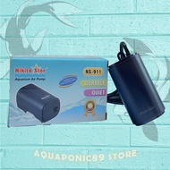 Aerator 1 Lubang Murah Nikita Star NS 911 Silent Tidak Berisik Pompa Sirkulasi Oksigen Aquarium Mini