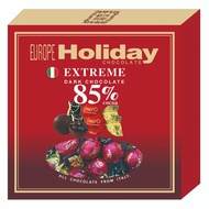 歐洲假期85%可可夾心黑巧克力禮盒