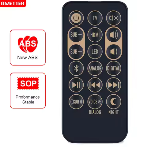 Remote Control For (Klipsch SB 120) (Klipsch 1065133 RSB3 RSB-3) (Klipsch 1060316 SB120) TV Sound Ba