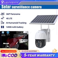 V360 Pro Solar Powered Outdoor Surveillance Monitor 8MP CCTV 2.46G 4G 5GA WiFi Solar Cell Waterproof