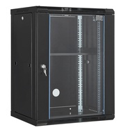VEVOR 15U Wall Mount Server Cabinet 500lbs Max. Ground-mounted Load Capacity Network Rack Enclosure 