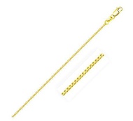 Nathalias NY สร้อยโซ่ทองคำแท้ 18k ดีไซน์บ็อกซ์บาง 0.78 มม. Yellow Gold Box Chain 67462 | ไม่แพ้ ไม่