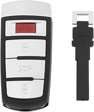 eMagTech HLO3C0959752N 4-Button Car Key Case for Keyless Access 76 x 35 x 16 mm Compatible with VW P