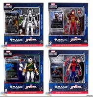 全新未開 香港行貨 1套4件 Marvel 漫威 Legends Series 6吋 Magic The Gathering Battle-Damaged Spider-Man Agent Anti-