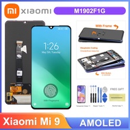 6.39& 39;& 39; Super AMOLED Display Screen with Fingerprint for Xiaomi Mi 9 Mi9 M1902F1G Lcd Display