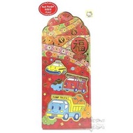 SANRIO - The Runabouts 港版 2023 兔年 賀年 紅色造型 特色 利是封 8個裝 紅封包 紅包 壓歲錢 新年 8.7x16.5cm 車仔