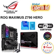 ASUS ROG Maximus Z790 Hero (WiFi 6E) LGA 1700(Intel®13th&amp;12th Gen) ATX Gaming Motherboard(PCIe 5.0,DDR5,20+1power Stages,2.5Gb LAN, Bluetooth V5.2,2X Thunderbolt 4 Ports,5xM.2, Thunderbolt™ 4/USB4) Brought to you by Global Cybermind)