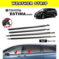 Toyota ESTIMA Acr50 Acr55 Gsr50 Gsr55 Weather Strip Window Seal Car Window Moulding Trim Seal CarAccessories CLIP DIY