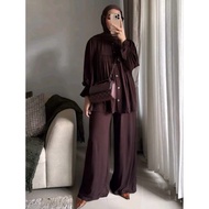 JENNA ONE SET RAYON TWILL POLOS