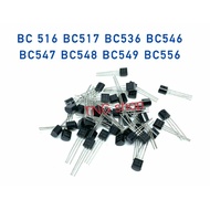 Pack Of 10 Transistors TO92 BC516 BC517 BC546 BC547 BC548 BC549 BC550 BC556