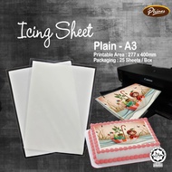 Plain Icing Sheet A3 || Icing Sheet For Image, Edible Image || Edible Food And Cake Decorations || H
