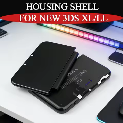 4Colors For New 3DS XL/LL Durable Front Back Faceplate Shell Cove Top and Bottom Housing Shell Case 