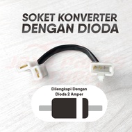 Flasher CR7 Plus Soket Konverter Dengan Dioda - Untuk Motor NMAX AEROX LEXI PCX VARIO LED NEW