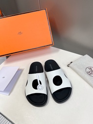 HERMES 春夏經典情侶款二舅拖鞋 Chypre 丑萌丑萌二舅拖鞋老頭拖鞋
