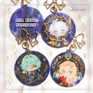 HONKAI STAR RAIL PEARL GLITTER KEYCHAIN PHAINON ANAXA AVENTURINE (HSR FAN MERCH)
